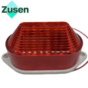 Zusen TB40 붉은 색 12V 24V 110V 220V 보안 경보 스트로브 신호 경고 LED 램프 작은 깜박이는 빛