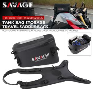 오토바이 탱크 가방 BMW R1250GS S1000XR F850GS R 1200 RT/R 1250 GS F750 F900 XR R1200GS R1200R R1250R 방수 수하물 탱크 락 레이싱 배낭, 오토바이 오일 연료 탱크 백, 모바일 내비게이션 백 다기능