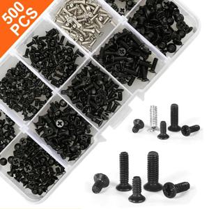 레노버 삼성 HP 유니버설 미니 나사 너트 DIY 키트 수리 도구에 대한 500Pcs 노트북 노트북 컴퓨터 교체 나사 키트