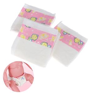 인형 액세서리 선물에 대 한 3pcs 기저귀 바지 착용 아기 태어난 액세서리 아이 DIY 장난감