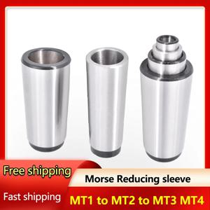 슬리브 MT1에서 MT2에서 MT3 MT4 MT5 플랫 테일 모스 드릴 슬리브 테이퍼 생크 드릴 밀링 선반 이송 척