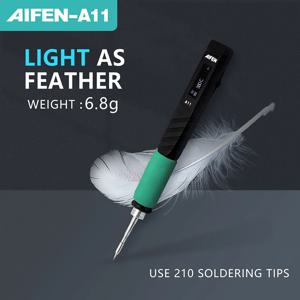 AIFEN A11 USB 납땜 스테이션 충전 납땜 인두 휴대용 휴대 전화 수리 용접 도구 호환 C210 핸들