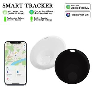 Apple의 경우 내 미니 블루투스 GPS 트래커 찾기 안티 분실 알림 장치 키 파인더 애완견 키드 가방 지갑 자동차 로케이터 스마트 태그