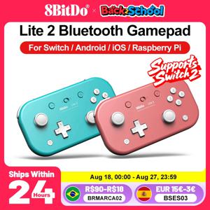닌텐도 스위치 2 컨트롤러용 8BitDo Lite 2 게임패드, 스위치, 라즈베리 파이, 안드로이드, iOS, iPadOS, tvOS, macOS 터보용 컨트롤러