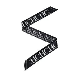 여성용 손목 스카프 여행 가방 액세서리 세트 스트랩 스카프 여행 가방 2025 봄 신상 다용도 실크 스카프