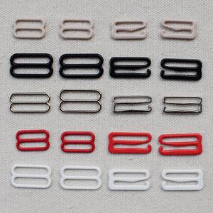 20pcs 10mm-25mm 금속 브래지어 스트랩 조정 버클 속옷 슬라이더 링 클립 란제리 조정 DIY 액세서리