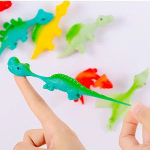 5-20Pcs 다채로운 손가락 새총 공룡 게임 어린이 생일 베이비 샤워 파티 호의 선물 크리스마스 카니발 파티 선물