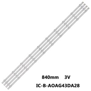 TV용 LED 스트립, 43 인치, 43PUS6504, 12, 43PUS6554, 12, 43PUS7505, 43PUS7555, 43PUS7555, 12 LB-GM3030-GJPHP434X10AUS2-X IC-B-AOAG43DA28