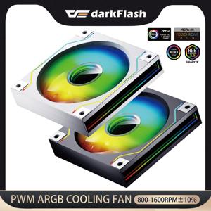 Darkflash DM20 ARGB Pc 케이스 팬 Ventiladores 120mm Pc Infinity Spiegel Ontwerp 4PIN PWM 5V 3PIN Stille Koelventilator Aircooler