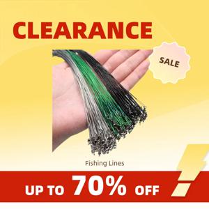 Clearance_Aorace 20PCS 안티 바이트 스틸 낚시 라인 스틸 와이어 리더 회전 낚시 액세서리 리드 코어 가죽 끈 낚시 와이어