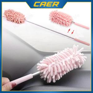 1/2Pcs 미니 자동차 먼지 떨이 브러시 텔레스코픽 먼지 제거제 홈 자동 에어컨 가구 셔터에 대 한 청소 도구