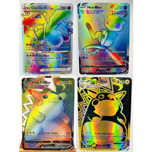 PTCG STAR Charizard Mewtwo 영어 장난감 취미 취미 용품 게임 컬렉션 애니메이션 카드