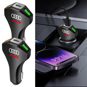 PD 35W 차량용 충전기 유형 C 빠른 충전 자동 휴대 전화 어댑터 Audi A1 A3 A4 A5 A6 C5 C6 B6 B7 B8 B9 Q3 Q5 Q7 8L 8P 8V S5
