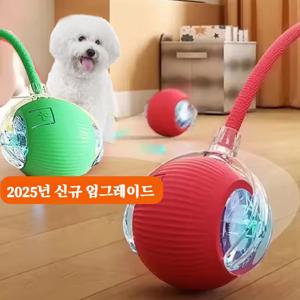 새로운 개 대화 형 공 장난감, 자동 롤링 개 공 충전식, 스마트 강아지 대화 형 장난감, 개를위한 지능형 공 장난감