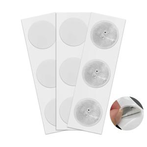 흰색 Ntag 215 NFC 전화 사용 가능 RFID 태그 스티커 접착 라벨 NFC Ntag215 자체 접착 태그 13.56MHz ISO14443A 스티커