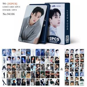 92피스 JUNGKOOK 골든 홀로그램 세트 완성 – HD 앨범 카드 컬렉터스 에디션