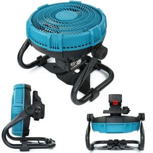 Makita 18V Lomvum Zhipu Hongsong Jingmi 리튬 이온 배터리 용 AC/DC 이중 용도 테이블 데스크탑 팬이있는 12 인치 휴대용 캠핑 팬