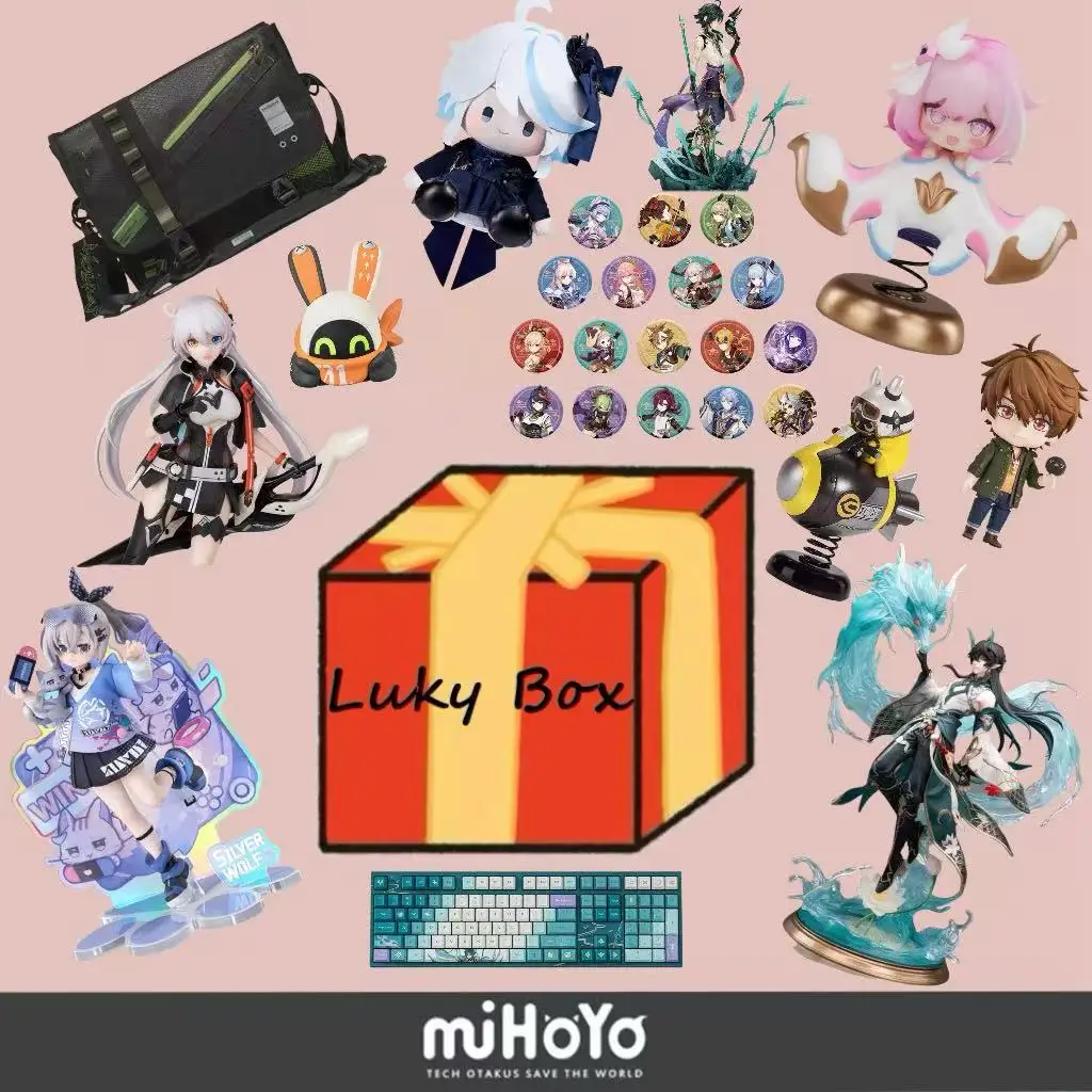 [정품] 게임 miHoYo Zenless Zone Zero&Genshin Impact&Honkai Star Rail&Honkai Impact 3RD&Tears of Themis& 코스프레 선물 상자 세트