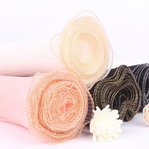 4 야드 * 28CM 포장 레이스 종이 꽃 포장 메쉬 원사 꽃다발 롤 웨이브 원사 진주 가장자리 메쉬 수제 공예 꽃집