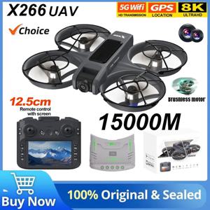 새로운 X266 미니 RC 드론, 전문가용 8K HD 듀얼 카메라, 6축 헤드리스 모드, 360도 회전, 리모컨 쿼드콥터, 남자아이 어린이 선물용 드론