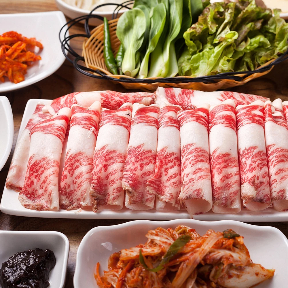 [무료배송] U.S. Beef Brisket Point 고소한 3mm 차돌 박이 구이 200g x 4팩 총 800g