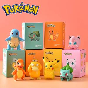 정통 포켓몬 애완 동물 엘프 PIKACHU PSYDUCK CHARMANDER SQUIRTLE BULBASAUR JIGGLYPUFF수제 장식품 어린이 장난감 선물
