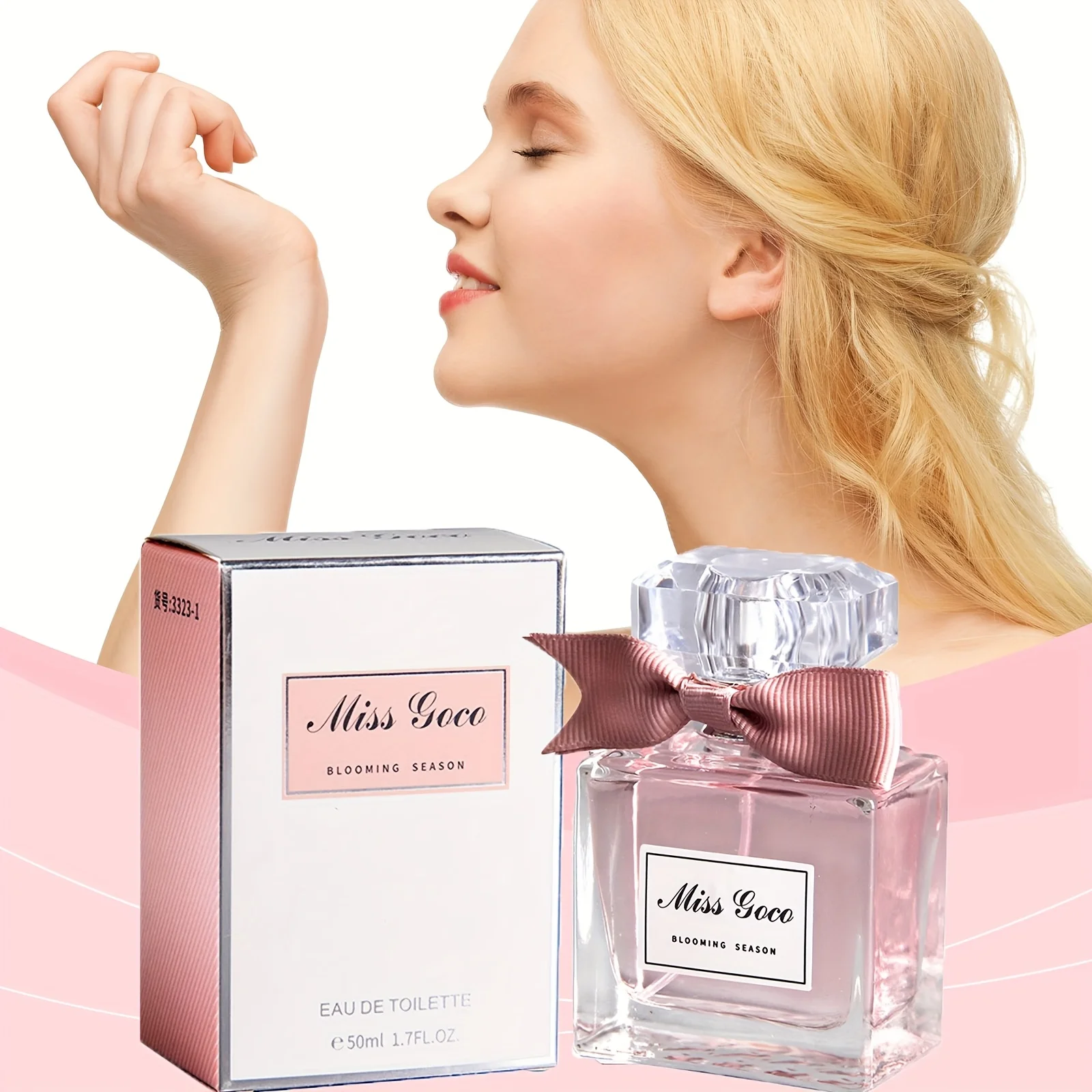 50ml 핑크 스윗하트 향수 플로럴 스윗하트 미스 핑크 여성용 프레쉬 & 라스팅 향수 (핸드 기프트 향수 포함)