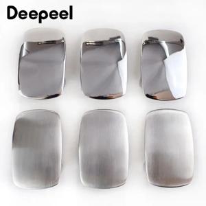 Deepeel 남성용 스테인리스 스틸 벨트 버클, 금속 브러시드 스무스, 허리띠 헤드, DIY 청바지 액세서리, 가죽 공예, 39mm, 1PC