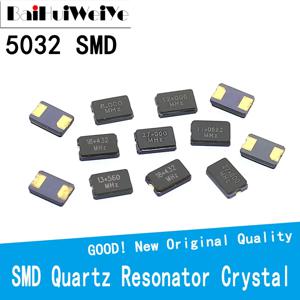 5032 패시브 SMD 크리스탈 오실레이터, 2 핀 쿼츠, 8Mhz, 9.84375Mhz, 10Mhz, 11.0592Mhz, 12Mhz, 13.56Mhz, 16Mhz, 20Mhz, 40Mhz, 10PCs/로트