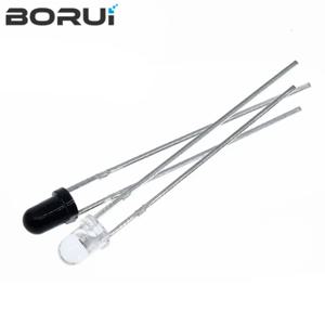 50쌍 3mm 940nm LED 적외선 이미터 및 IR 수신기 다이오드 각 50개