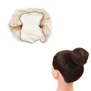 10 Pcs 20 인치 보이지 않는 메쉬 헤어 롤빵 그물 탄성 나일론 Hairnets 여성용 헤어 스타일 헤어 액세서리
