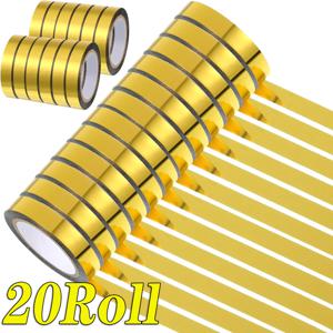 20PCS 50m 타일 솔기 테이프 자체 접착 바닥 솔기 실란트 테이프 방수 벽 솔기 스티커 옷장 장식 스티커