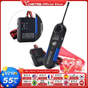 VDIAGTOOL V210 자동차 회로 테스터 차량 전기 테스터 오픈 및 쇼트 탐지기 와이어 브레이커 탐지기 결함 탐지기 케이블 추적기