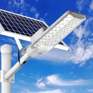 태양광 조명 고전력 6500K LED 황혼부터 새벽까지 방수 LED 태양광 가로등 뒷마당 가로등 보안 홍수 조명