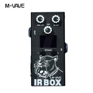M VAVE 기타 페달 이펙터 IR BOX(캐비닛 시뮬레이터 +IR 로더) 고도로 복원된 다양한 클래식 스피커 박스 사운드 지원 APP