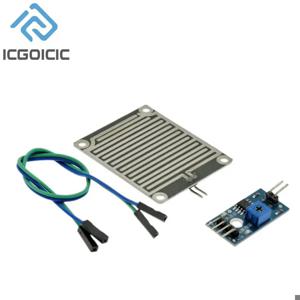 비 빗방울 감지 센서 모듈, 아두이노 DIY 키트용 기상 습도, 3.3-5V, 1 개, 5 개, 10 개