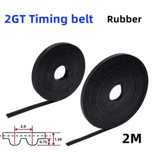 1m/2m/5m/10m/lot GT2-6/10mm 오픈 타이밍 벨트 폭 6mm/10mm 2GT 벨트 고무 아라미드 섬유 3D 프린터 용 길이 절단 도매