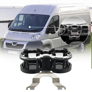 푸조 복서 시트로엥 릴레이 Fiat Ducato 2007-2024 Motorhome 용 더블 컵 음료 홀더