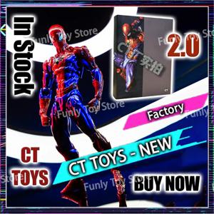 재고 있음 Ct Toys 스파이더맨 피규어 놀라운 야마구치 스파이더맨 2.0 에이전트 Venom Mafex 애니메이션 액션 피규어 맞춤형 선물 완구