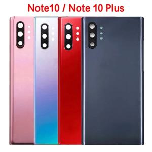 삼성 Galaxy Note10 Note 10 Plus N970F N975F 배터리 뒷면 커버 3D 유리 패널 후면 도어 하우징 케이스 카메라 렌즈 교체