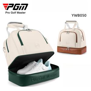 PGM 여성용 골프 의류 가방 더블 레이어 독립 신발 가방 경량 방수 여행 핸드백 YWB050