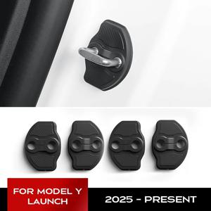 Tesla New Model Y LAUNCH 2025 도어 잠금 보호 커버 셸 TPE용 4개