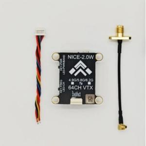 2W VTX/ FPV 5.8G 2000mW 고출력/조정 가능한 1.6W 차트 송신기