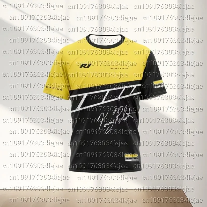 Yamaha 티셔츠 GYTR R1 Ractory Motocross Racing Team MX 오토바이 라이드 Motos Gp Quick Dry 여름 남성용 통기성