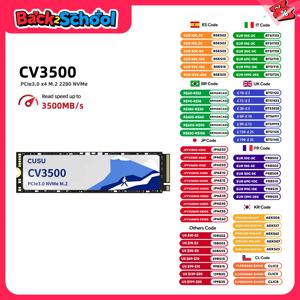 CUSU M2 SSD 256GB 512GB 1TB 2TB SSD NVMe PCIe3.0x4 M.2 2280 TLC 노트북 데스크탑용 내장 솔리드 스테이트 드라이브