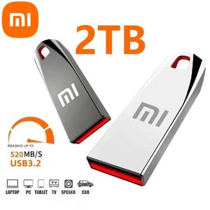 Xiaomi 2TB USB3.2 플래시 드라이브 초고속 데이터 전송 1TB 대용량 초고속 휴대용 스토리지 세련된 내구성 U 디스크