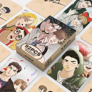 92개/대 매직 스펠 레이저 로모 카드 - Joo Jaekyung, Kim Dan 홀로그램 포토 카드(스티커 포함) 선물