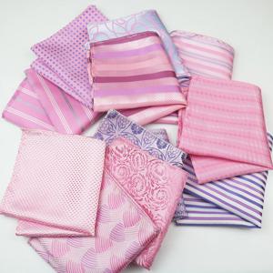 남성용 새 핑크 도트 스트라이프 포켓 스퀘어 22cm 정장 손수건 신랑 결혼식 정장 크라바트 행커치프 호스트 가슴 작은 스카프