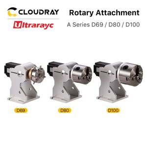 Ultrarayc 로터리 어태치먼트 Dia.69/80/100mm 장치 고정 장치 그리퍼 레이저 마킹 부품 기계용 3개의 척 로터리 작업대