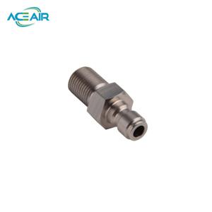 PCP 채우기 커플러 고압 Mlae 충전 연결 스테인레스 스틸 M10 1/8NPT 1/8BSPP 2 개/몫